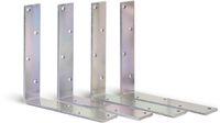GAH-Alberts Alberts 329990 balkhoek | gelijkbenig | galvanisch verzinkt, gechromateerd | 200 x 200 x 40 mm | set van 4