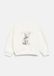 s.Oliver Sweatshirt met dierenprint - crème - maat 104/110