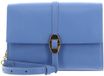 Coccinelle Leren Schoudertas Dorian Mini Bag Grained Leather Azul Blauw