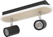 EGLO Rimbocchi Spot - LED - 34 cm - Zwart|Bruin - Dimbaar - Lichtscenario's