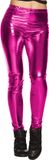 Boland - Legging Metallic roze (M) - Volwassenen - Festival