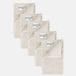 The One Towelling Serviette - 30x50 cm - 5 pièces - Qualité hôtelière - 450 g/m² - 100% Coton peigné - Ivoire