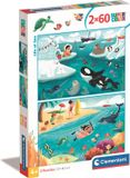 Clementoni Puzzel Life at Sea 2x60 Stukjes