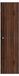 3xE living Armoire de salle de bain, chêne avec placage de noyer, poignées en trois couleurs, 35 x 27 x 136 cm