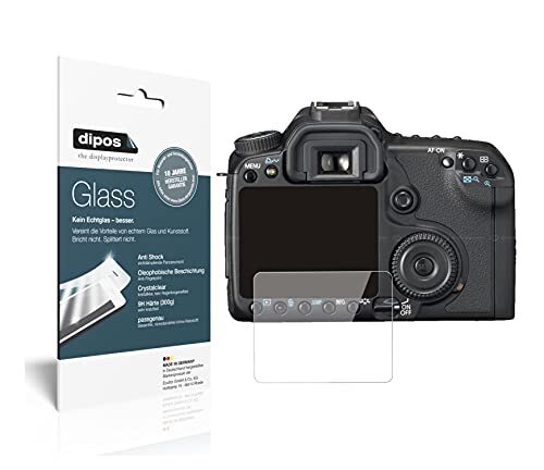 dipos I 9H pantserfolie, compatibel met Canon EOS 50D, beschermfolie, displayfolie