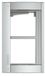 Legrand Bticino Afdekraam schakelmateriaal - BT350221 - Aluminium