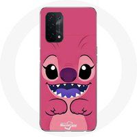 Maniacase Etui voor Oppo A74 5G Angel Stitch in love