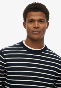 Superdry The Merchant Store Bretonse Trui Relaxed Pasvorm Heren M Navy Breton Stripe
