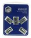 NC1152 Wheel Lock Nuts M12x1.25, Cone Seat, Total Length 32.5 mm, Wrench Width 19 mm / 21 mm