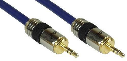 Inline 99954P - Audio kabel - 0,5 m - blauw