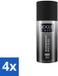 Vogue Homme Mystic Black Déodorant Spray Antitranspirant 4 x 150 ml