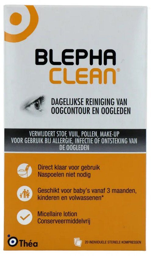 Thea Blephaclean Ooglidreiniging Lotion Pads