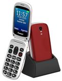 Funker E330 MAX Audio 4 mobiele telefoon voor oudere 4G, opvouwbaar, zeer eenvoudig te bedienen, grote toetsen, SOS-knop, Care Pro, 3 directe opslag, fotocontacten, Audio Pro en compatibel met