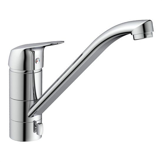 SCHÜTTE LUCA Keukenkraan - Mengkraan - Chroom - Voor montage onder het raam