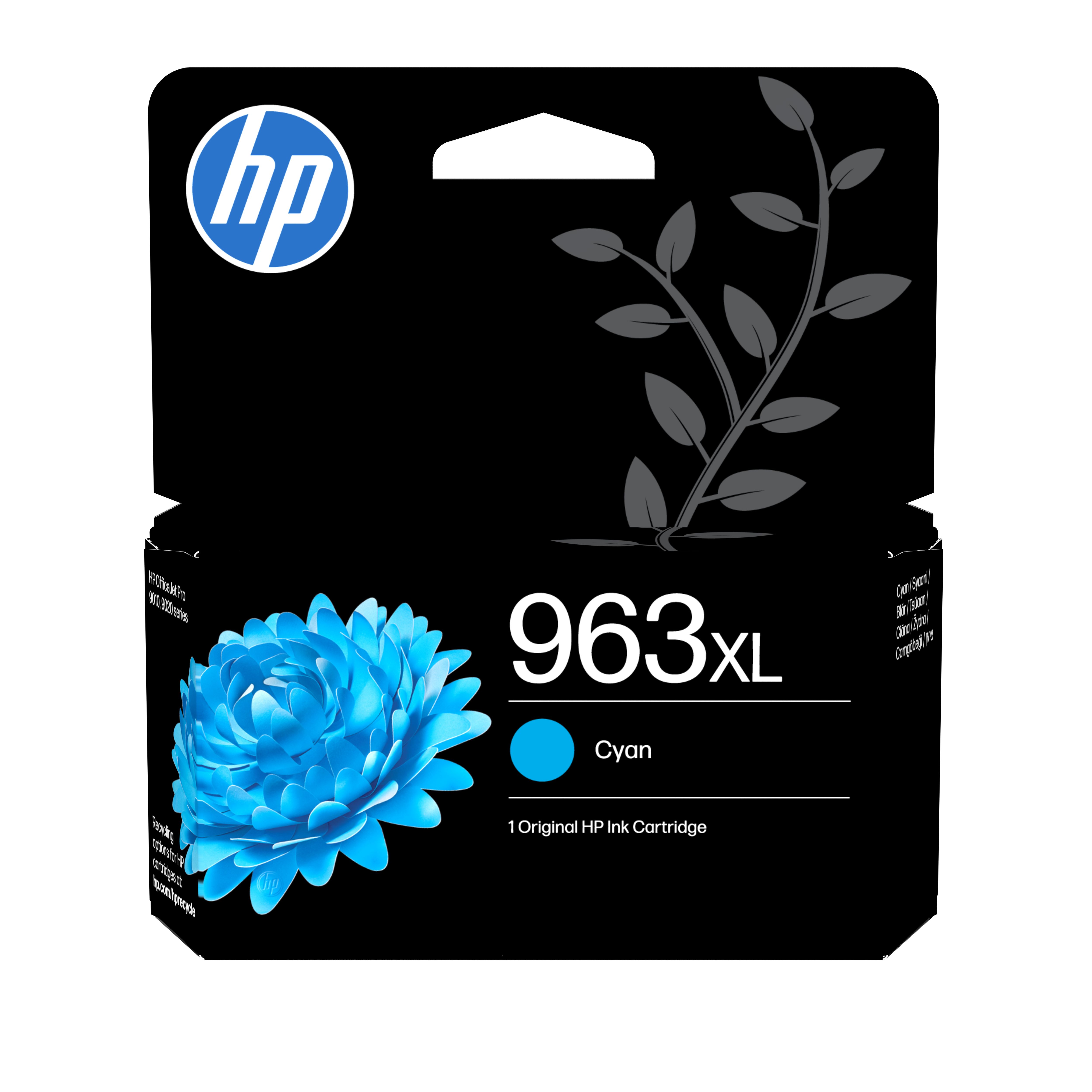 HP 963XL Cyaan Inktcartridge - Origineel - XL - 1600 Pagina's