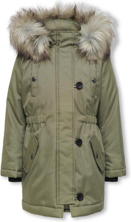 ONLY KOGIRIS FUR PARKA OTW NOOS Meisjes - Maat 164 - Aloe