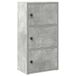 vidaXL Boekenkast 40x24x77 cm bewerkt hout betongrijs