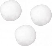 Rayher hobby materialen Pompons - 25 mm - Wit - 175 stuks