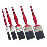 G4GADGET Penseelset (5 stuks), rood, 0,5", 1", 1,5", 2x 2
