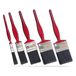 G4GADGET Penseelset (5 stuks), rood, 0,5", 1", 1,5", 2x 2