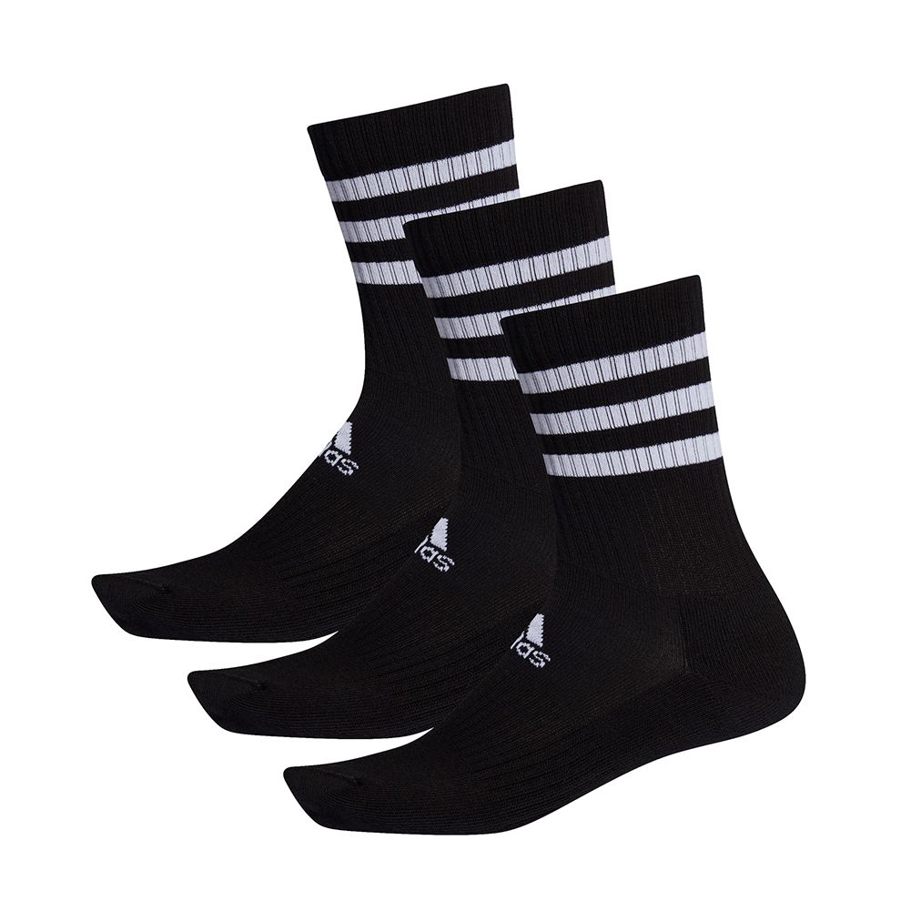 Adidas 3 Stripes Cushioned Crew Socks 3-pack