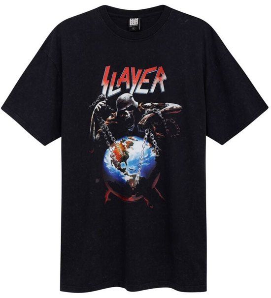Slayer Amplified Collection - Intourvention Heren T-shirt - houtskool - L