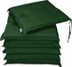 Detex Stoelkussens 6 stuks - Buiten Waterafstotend 43x39x5cm - Groen