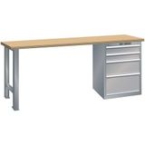 Lista Werkbank 4 lades 27x36E - Hoogte 850 mm