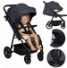 Lionelo Iva - Wandelwagen & Buggy Premium - Grijs