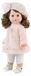 Tina sac rose avec yeux clignotants, 23 cm, vinyle/coton/polyester