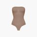 cfab - Strapless corrigerende bodysuit met strikjes - Caramel - 3XL