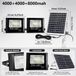 Lampe solaire - Applique murale extérieure avec deux têtes de lampe - 8000 mAh - LED - Étanche IP65 - Dimmable - Jardin