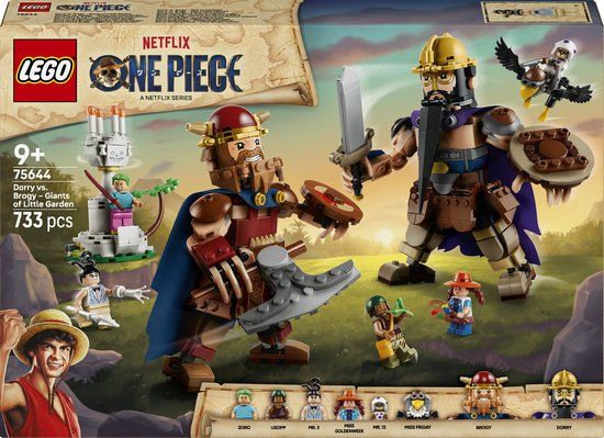 LEGO ONE PIECE Dorry vs. Brogy – Reuzen van Kleine Gaarde Piraten Speelgoed voor Kinderen 75644