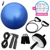 Virtufit Trainingspakket XL Zwart Rubber Blauw