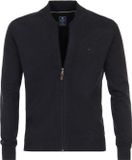 Redmond Heren Vest Katoen - Opstaande Kraag - Blauw (Middeldik)