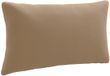 vidaXL Rugkussen PUTTEN 100% Polyester Taupe 70 x 40 x 15 cm