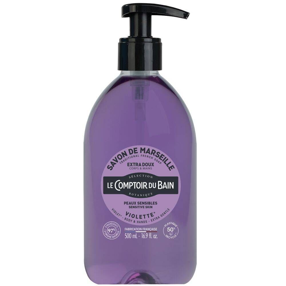 Gilbert Laboratoires Le Comptoir du Bain Marseille Zeep Violet 500 ml zeep