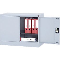 Realspace Draaideurkast Zilver 92 x 42 x 70 cm