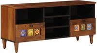 vidaXL TV-kast Walnotenhout 100 x 33 x 46 cm