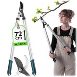 KADAX Takkenschaar Tuinschaar 73cm Struik Handmatig Lang Scherp Licht