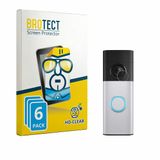 BROTECT - Screenprotector voor Ring Battery Video Doorbell Plus (2. Gen.) - Folie Beschermfolie transparant 6 Stuks