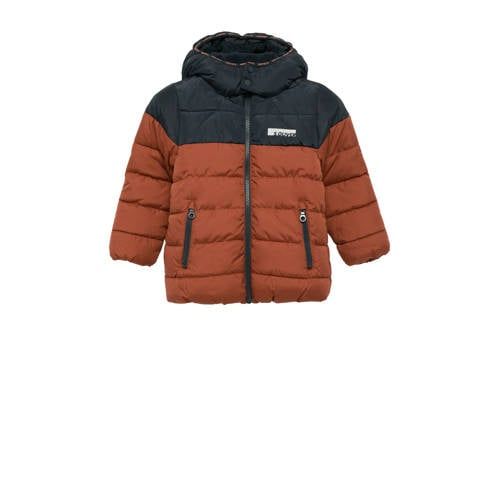 s.Oliver gewatteerde winterjas donkeroranje