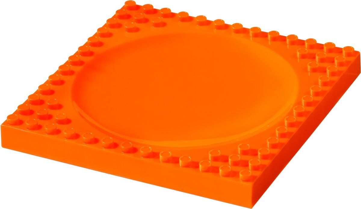 Placematix Bord Voor Kinderen Oranje Kids Plate