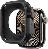 Bandz Housse en métal pour Apple Watch 10 - 46mm & Apple Watch 11 - 46mm (Noir)