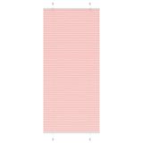 VidaXL Plissé rolgordijn 90x100 cm stofbreedte 89,4 cm polyester roze