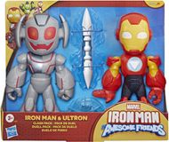 Marvel Iron Man and His Awesome Friends Supersized Iron Man & Ultron Clash Pack, duopack actiefiguren