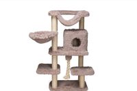 Beeztees Poteau griffoir - Taupe - 60x45x126 cm