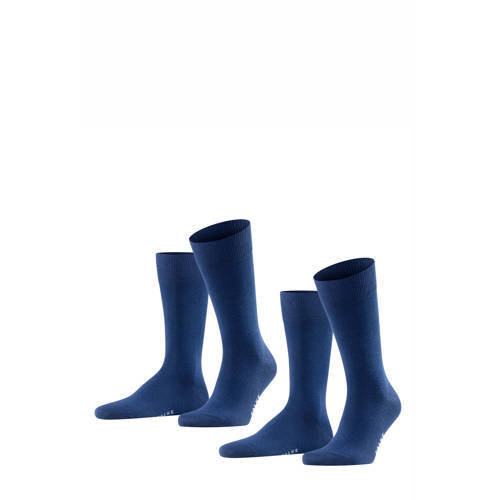 FALKE FALKE Happy sokken - set van 2 blauw