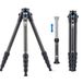SIRUI AM-225 + SL-100 statief van koolstofvezel met middenzuil, licht en draagbaar tafelstatief voor camera's, max. 120 cm, ingetrokken 390 mm, laadvermogen 6 kg