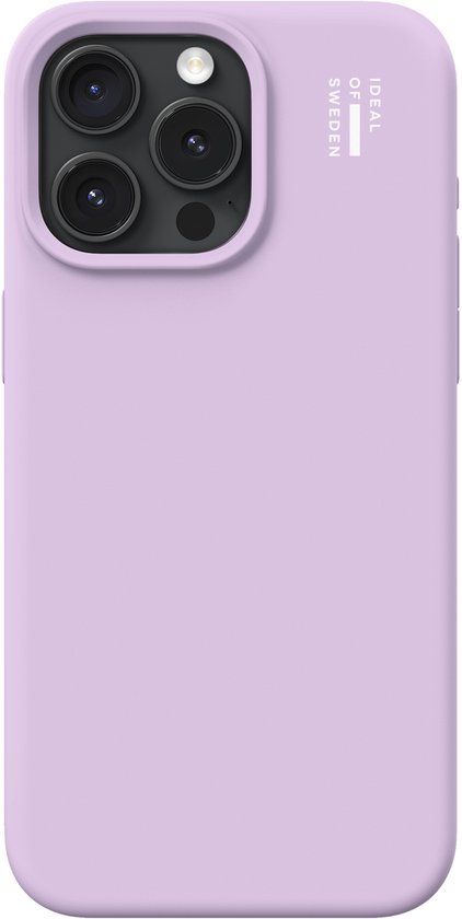 iDeal of Sweden Silicone Case met MagSafe voor de Apple iPhone 15 Pro Max - Lavender Milk